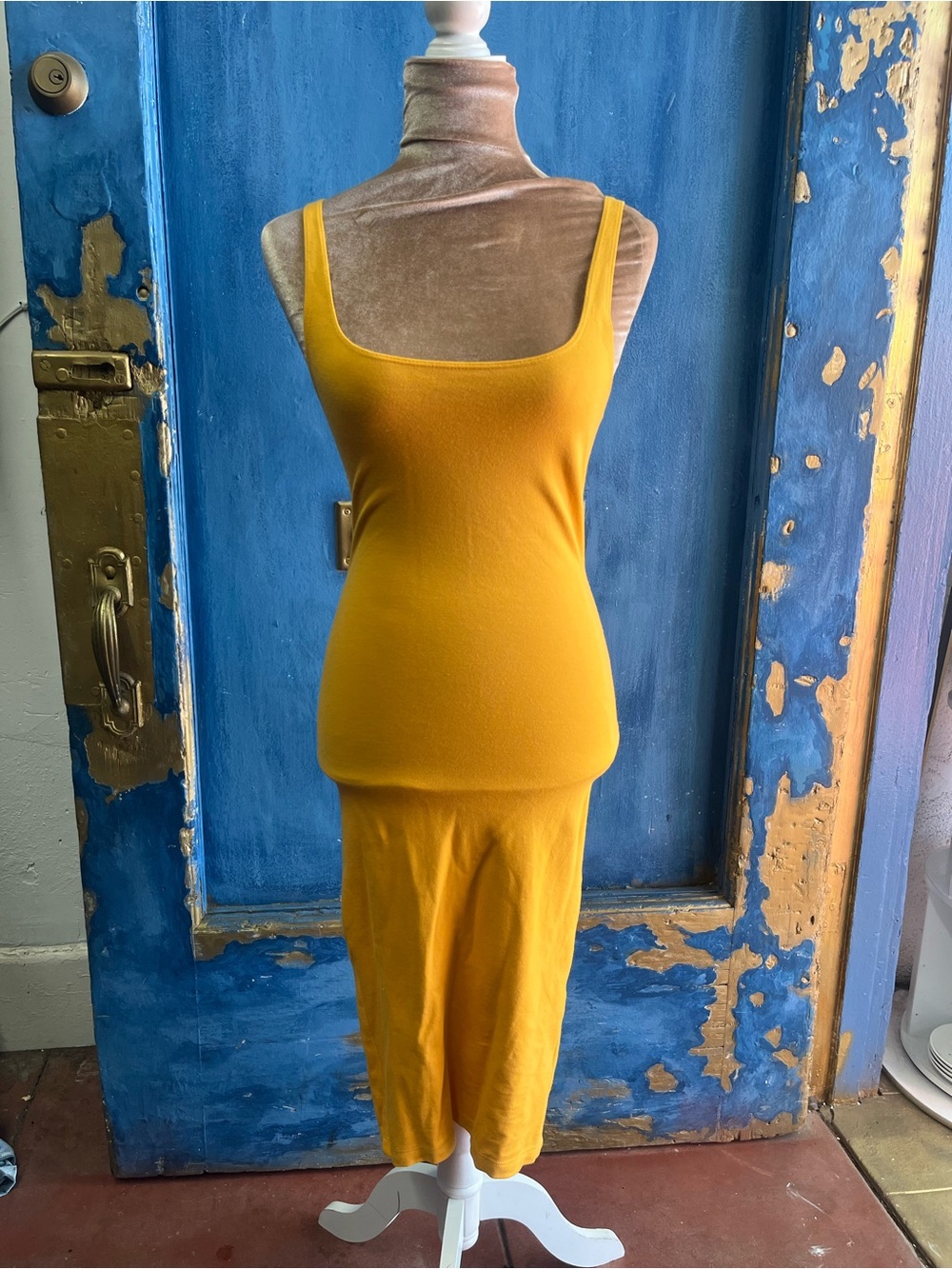 Forever 21 Mustard Yellow Tank & Lounge Pant Set